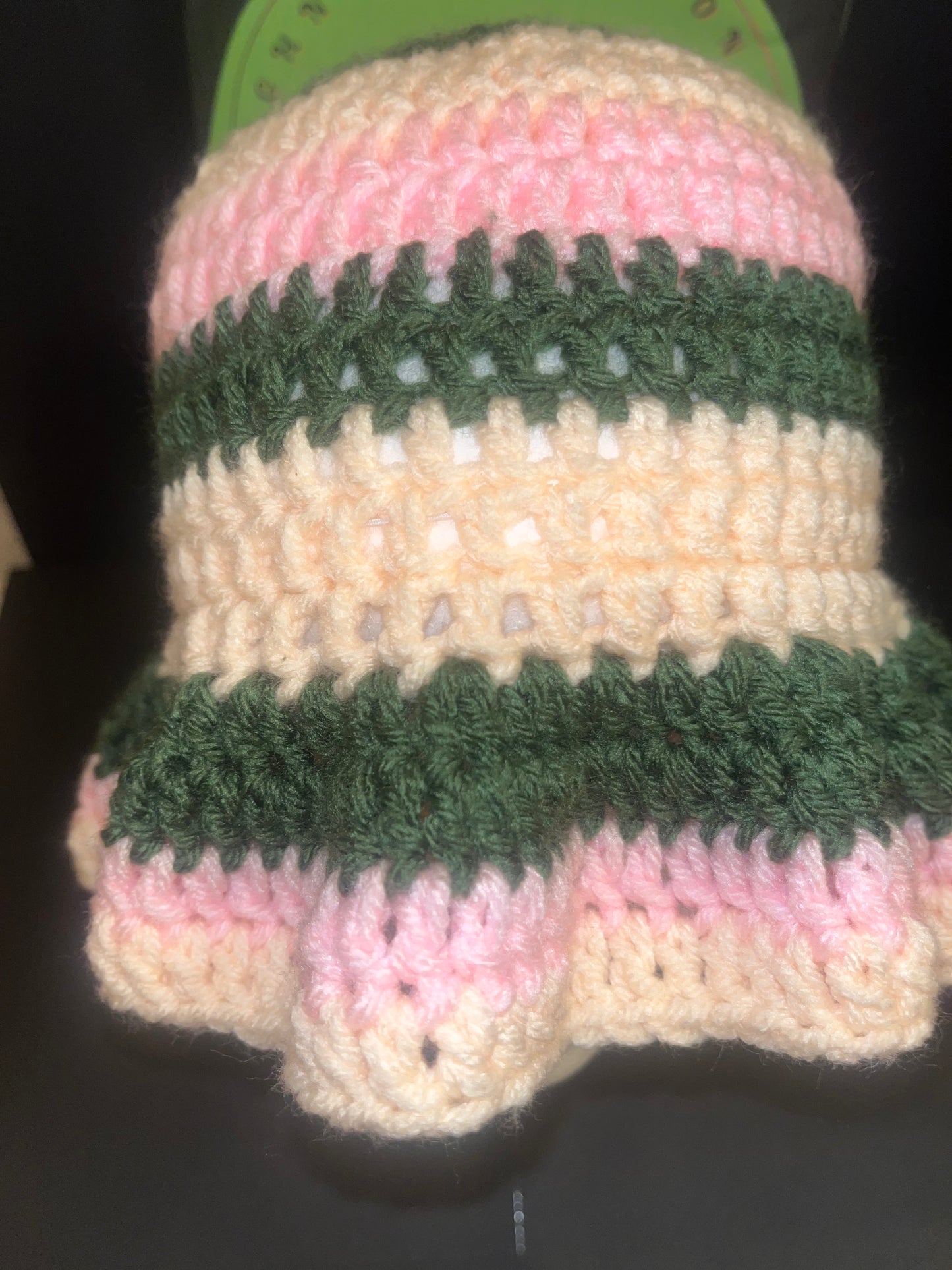 Wavy brim bucket hats