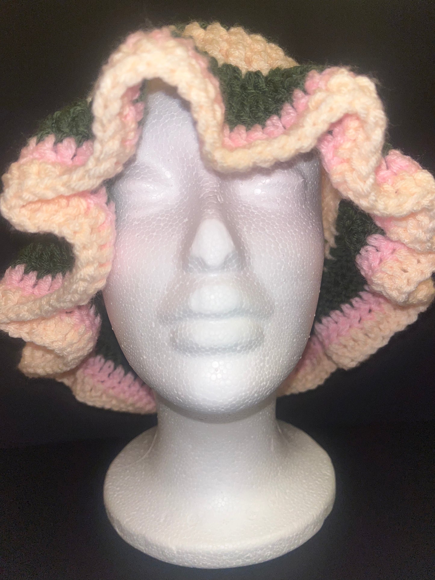 Wavy brim bucket hats