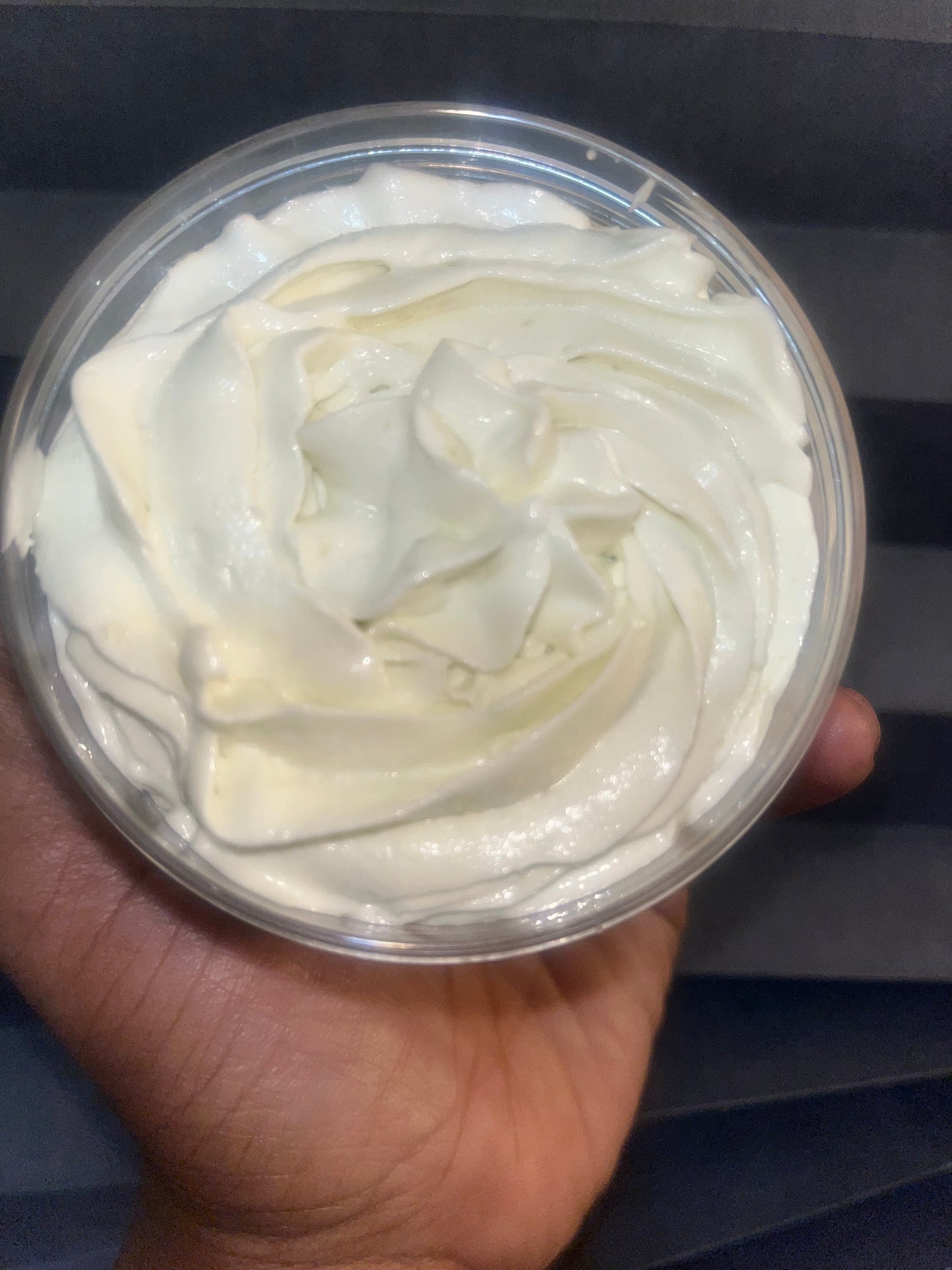 Whipped cocoa butter