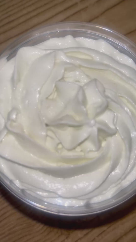 Whipped cocoa butter