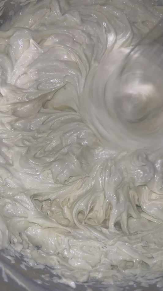 Whipped cocoa butter